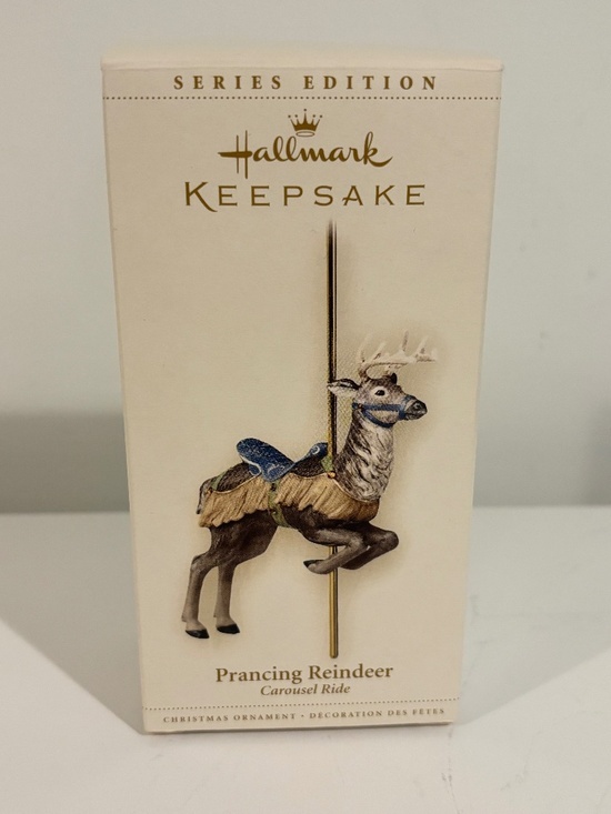 Hallmark Other - Vintage HALLMARK KEEPSAKE Prancing Reindeer Carousel Ride Christmas Ornament